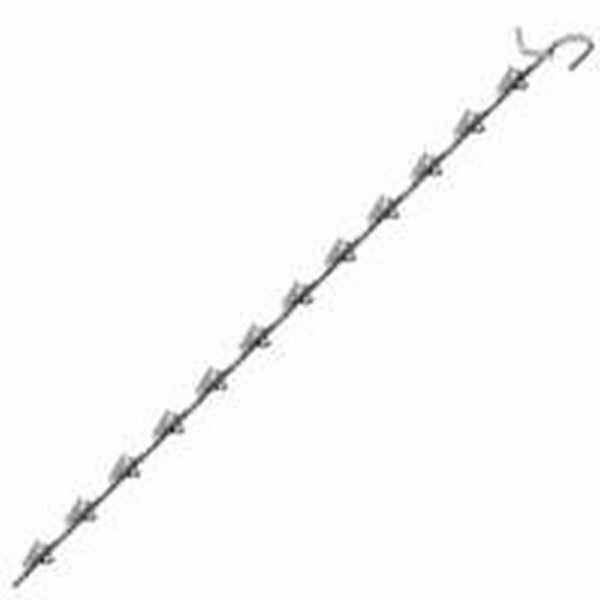 Southern Imperial R44-SWR-12 Wand Retailer, 12-Clip, Spring Steel, Galvanized 991643